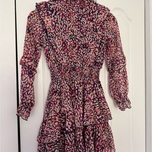 Aqua Girls Chiffon Mini Dress Bloomingdale’s   Pink Multi-Color Ruffle